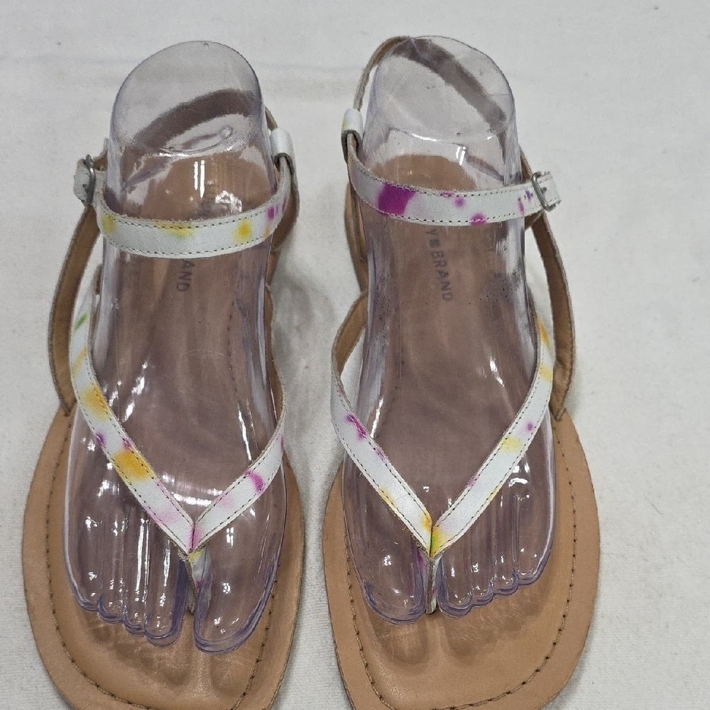 Lucky Brand Women's Multicolor Sandals  Buckles Beachy Summer Sz 9? EUC READ - Picture 14 of 14
